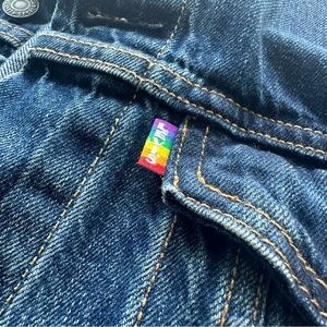 Levi’s Men’s Denim Jacket with Pride logo tag - Size XL